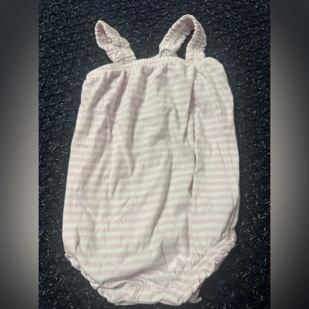 🍓 Baby Girl Summer Romper Bundle 6-12M Old Navy H&M Strawberry 4pc *